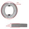 Caltric Brake Shoes Compatible with Honda 06430-HM5-A10 43120-HC4-671 431A0-HC4-670 431A2-KG4-006 view 2