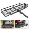 500 lb Folding Hitch Mount Cargo Carrier with Net, Cargo Storage Bag - Waterproof view 1