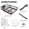 500 lb Folding Hitch Mount Cargo Carrier with Net, Cargo Storage Bag - Waterproof view 3