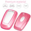 Glossy Key Fob Cover for Ford Explorer F150 Edge Escape 2018-2026, Pink view 2