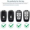 Glossy Key Fob Cover for Ford Explorer F150 Edge Escape 2018-2026, Pink view 3