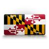 SignsAndTagsOnline Maryland Weathered Metal Flag License Plate Antique MD State Flag Auto Tag view 1