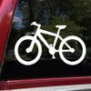 Black - Mountain Bike Vinyl Decal - Biking MTB ATB Bicycle XC Downhill Cyclocross CX - Die Cut Sticker - 12.5w x 7h inches view 2