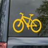 Black - Mountain Bike Vinyl Decal - Biking MTB ATB Bicycle XC Downhill Cyclocross CX - Die Cut Sticker - 12.5w x 7h inches view 3