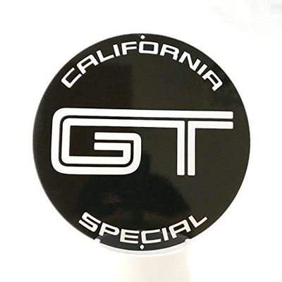 ZIC Motorsports Ford Mustang GT California Special Heavy Duty Round Metal Sign (Small) -12"