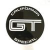 ZIC Motorsports Ford Mustang GT California Special Heavy Duty Round Metal Sign (Small) -12" view 1