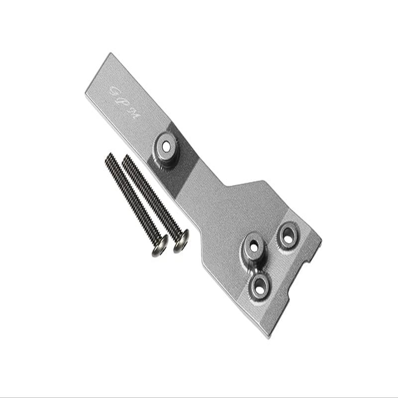 GPM For Traxxas 1/10 Maxx 4WD Monster Truck Upgrade Parts Aluminum Rear Chassis Link Protector - 1Pc Set Silver