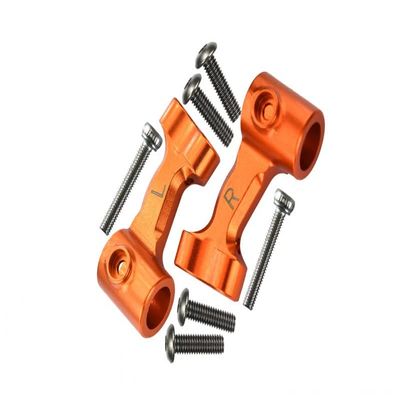 GPM For Arrma TALION/LIMITLESS/KRATON Upgrade Parts Aluminum Rear Body Post Mount - 2Pc Set Orange