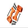 GPM For Arrma TALION/LIMITLESS/KRATON Upgrade Parts Aluminum Rear Body Post Mount - 2Pc Set Orange view 1