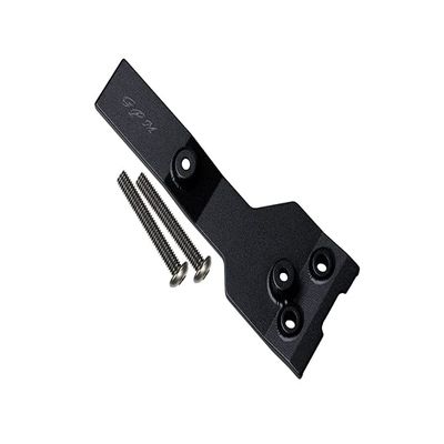 GPM For Traxxas 1/10 Maxx 4WD Monster Truck Upgrade Parts Aluminum Rear Chassis Link Protector - 1Pc Set Black
