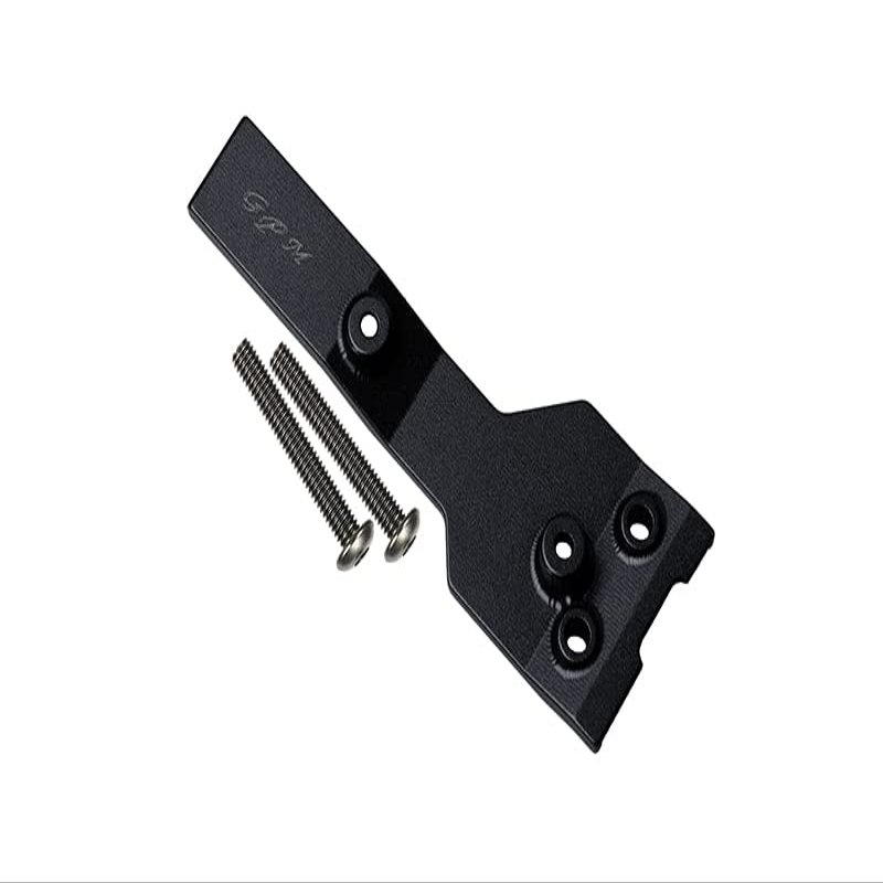 GPM For Traxxas 1/10 Maxx 4WD Monster Truck Upgrade Parts Aluminum Rear Chassis Link Protector - 1Pc Set Black
