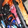 GPM For Traxxas 1/10 Maxx 4WD Monster Truck Upgrade Parts Aluminum Rear Chassis Link Protector - 1Pc Set Black view 3