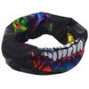 Obacle Skull Face Mask Half Sun Dust Wind Protection, 3D Tube Mask Seamless Durable Face Mask Bandana Skeleton Face Mask Motorcycle Bike Riding Fishing Hunting Cycling Festival (Skull Hip-Hop Flag) view 4