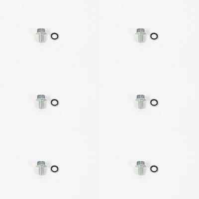 Tuff Torq 6 Pack Genuine 187Q0399940 Drain Bolt Kit 8mm M8x1.25 OEM
