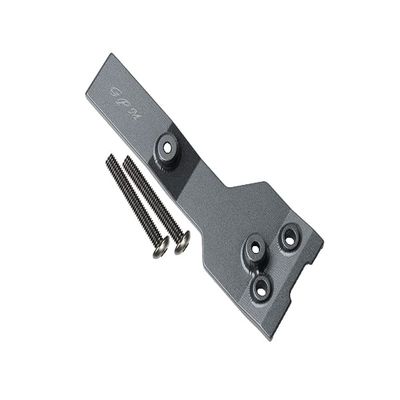 GPM For Traxxas 1/10 Maxx 4WD Monster Truck Upgrade Parts Aluminum Rear Chassis Link Protector - 1Pc Set Gray Silver