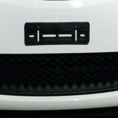 2 Front License Plate Tag Holder Mounting Adapter Bumper Kit Bracket for Lincoln (All Models) Quantity Discount (9.45$ to 5.60$)(each with 6 Screws + 2 Built In Nuts) Premium Car Set Accessories (2)
