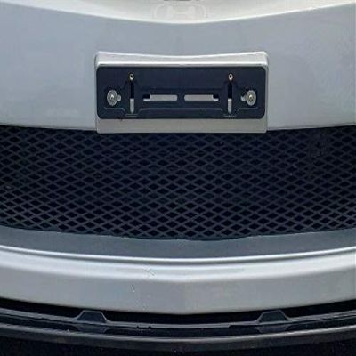Front License Plate Tag Holder Mounting Adapter Bumper Kit Bracket for Maserati (All Models) Quantity Discount (9.45$ to 5.60$)(Each with 6 Screws + 2 Built in Nuts) Premium Car Set Accessories (1)