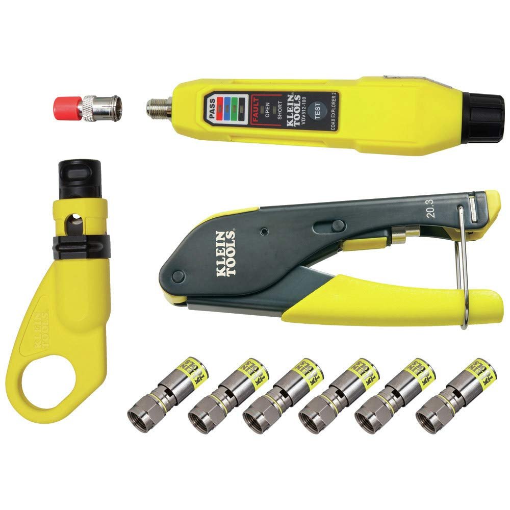 Klein Tools Coax Cable Installation and Test KIT