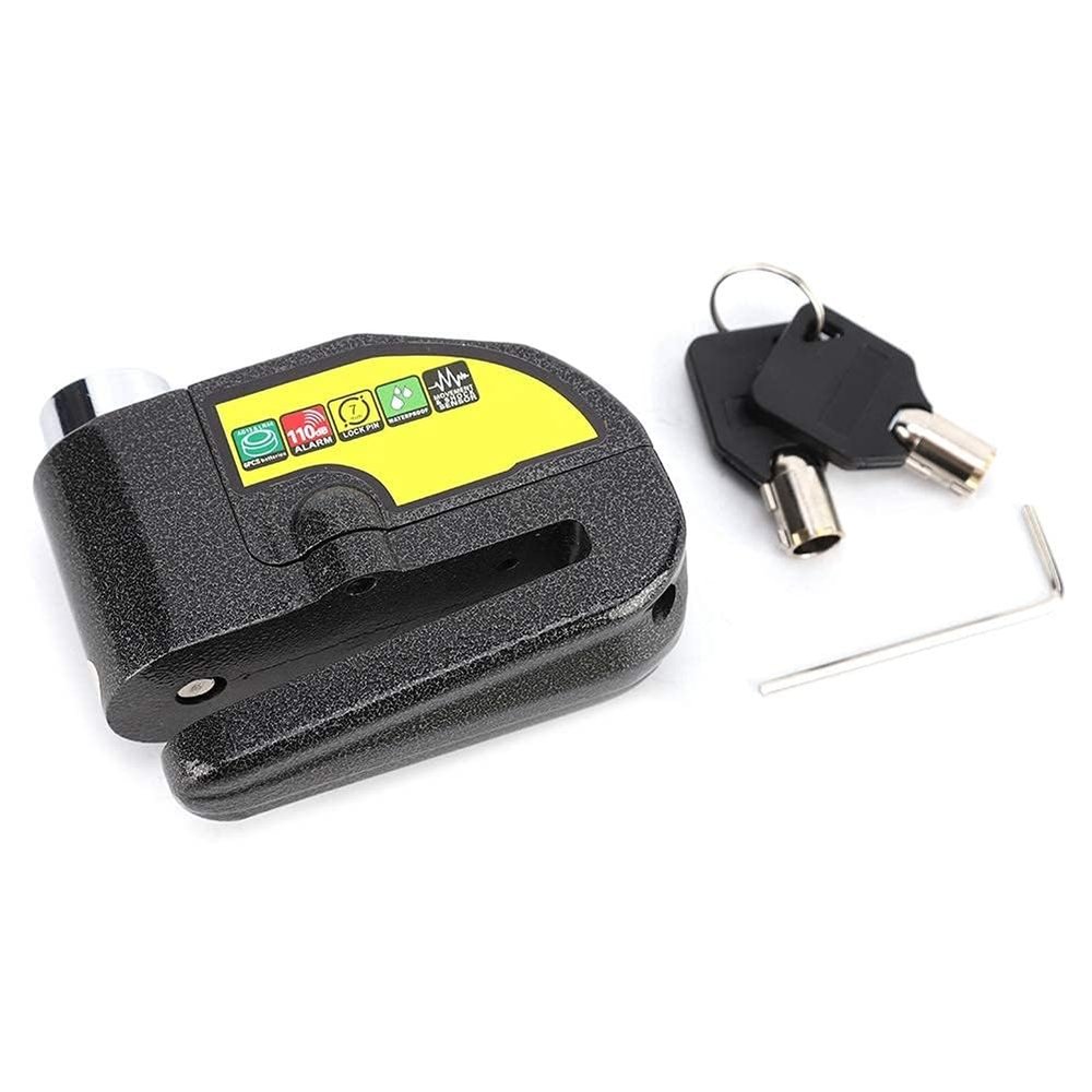 Disc Brake Lock, Motorcycle Disc Brake Anti-Theft Alarm Security Reminder