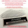 Custom engraved ID Tag-Compatible with Land Rover view 3