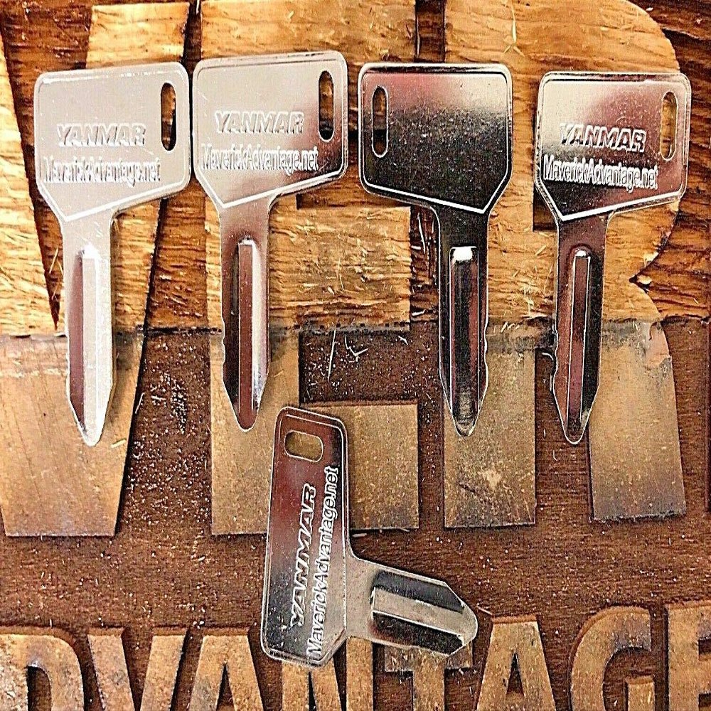 Maverick Advantage Keys Yanmar & Takeuchi Excavator Heavy Equipment Ignition (5)