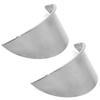 XKMT- 2Pc 4.5" Passing Lamp Visor Steel SPOTLIGHT VISOR Compatible with H-D Touring Dyna Sporster [P/N: MT325-022] view 2