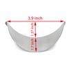 XKMT- 2Pc 4.5" Passing Lamp Visor Steel SPOTLIGHT VISOR Compatible with H-D Touring Dyna Sporster [P/N: MT325-022] view 4