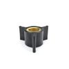 WINGOGO 0433935 0769221 0396852 0767407 Water Pump Impeller for Johnson Evinrude OMC Outboard 2 2.5 3 3.5 4 HP Boat Motor Engine Parts Replace Sierra Marine 18-3015 433935 769221 396852 767407 view 4