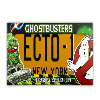 Doctor Collector DCgb03 Ghostbusters Ecto-1 Licence Plate Replica