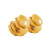 Gold Football Helmet Visor Quick Clips view 1