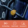 Gold Football Helmet Visor Quick Clips view 2