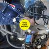 Gold Football Helmet Visor Quick Clips view 4