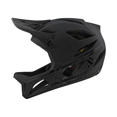 Troy Lee Designs Stage Adult Mountain Bike Downhill Enduro Helmet W/MIPS, Stealth, Midnight, Medium/Large