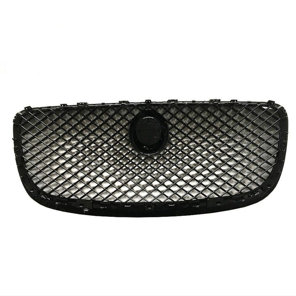 Compatible with New Front Center Grill Grille Black for 2010-2015 XJ 2014 2015 XJR C2D23092