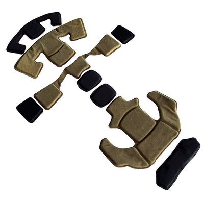 DLP Tactical ImpaX Ultimate Pad Set Compatible with MICH/OPS-Core/ACH/AirFrame Helmet