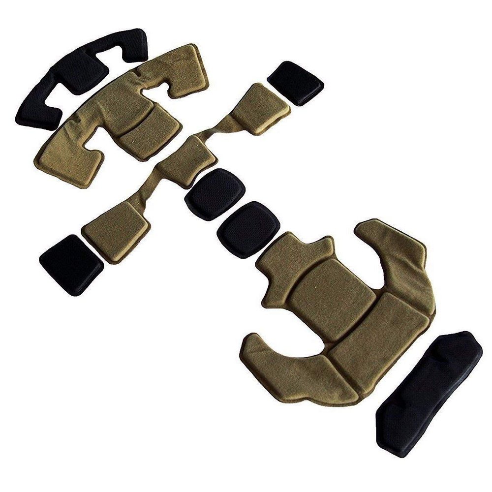 DLP Tactical ImpaX Ultimate Pad Set Compatible with MICH/OPS-Core/ACH/AirFrame Helmet
