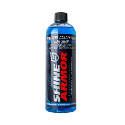 SHINE ARMOR Car Wash Soap for Foam Cannon Pressure Washer Foam Gun Wash Brush Mitt | Detailing & Cleaning Supplies Safe on Wax Ceramic Coating Polish Windshield | Shampoo 16 Fl Oz
