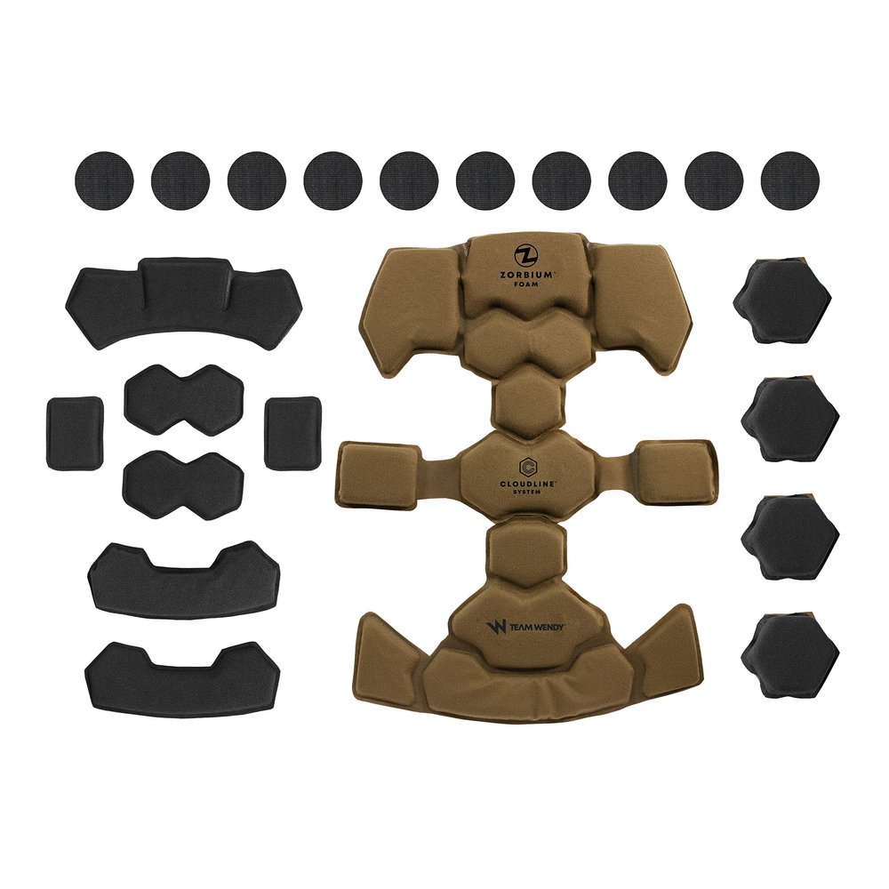 Team Wendy CloudLine Combat Helmet Liner System | Softest Zorbium Foam | Exceeds ACH Blunt Impact Requirements | Adjustable for Comfort and Fit (XL)