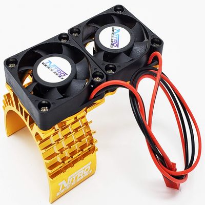 NHX 540/550 Motor Aluminum Heat Sink w/Twin Cooling Fan Yellow
