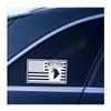 101st Airborne Patch Embedded in US Flag Vinyl Decal (White, 6 inches Wide) view 1