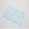 101st Airborne Patch Embedded in US Flag Vinyl Decal (White, 6 inches Wide) view 2