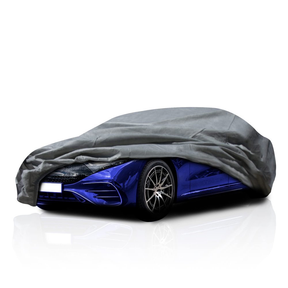 5 Layer Car Cover for Kia Rio 1999-2023 Sedan 4-Door, Semi Custom Fit Full Coverage Pollution, Dust, Sun, Snow, Rain, Hail All Weather Protection, Breathable