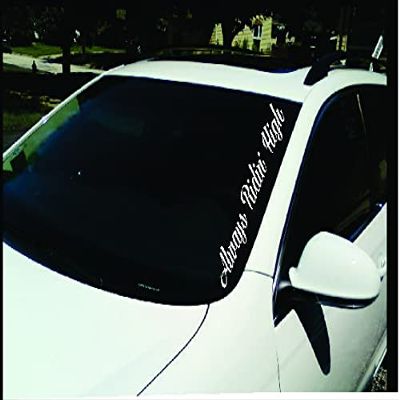 Always Ridin' High Windshield Decal Banner Turbo Diesel Truck Lifted 4x4 Lift