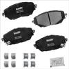 Bendix Priority1 CFC2065 Ceramic Front Brake Pads compatible with Toyota C-HR 2022-2018 view 2