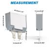 GLOSO Circuit Breaker E81 Long ATC Terminal (w/dimple), T1 Auto Reset (10A) view 2