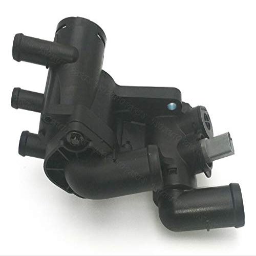 Compatible with Engine Coolant Thermostat w/Housing for Volkswagen VW Polo Lupo 1.6L 032121111C