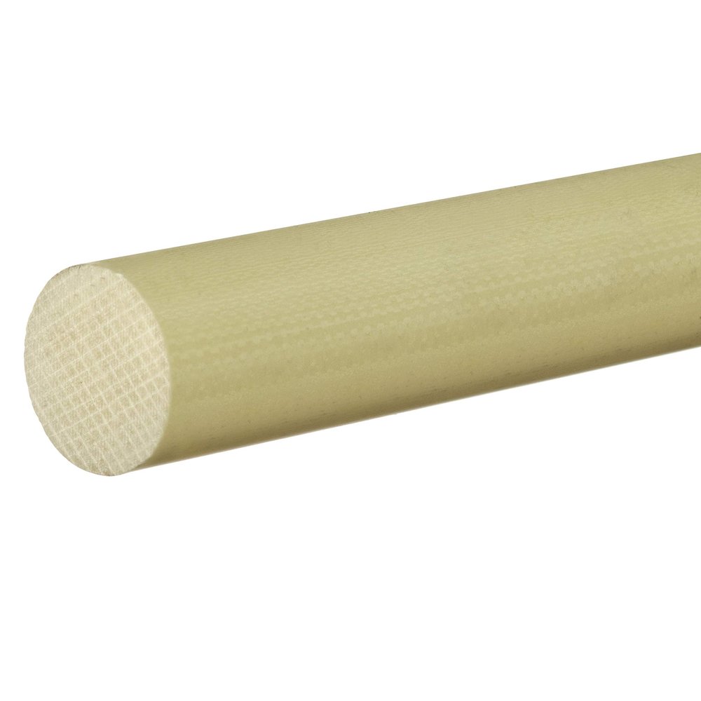 USA Sealing BULK-CR-GFR4-33 G-10/FR4 Garolite Rod, 5/8" Diameter, 1' Length
