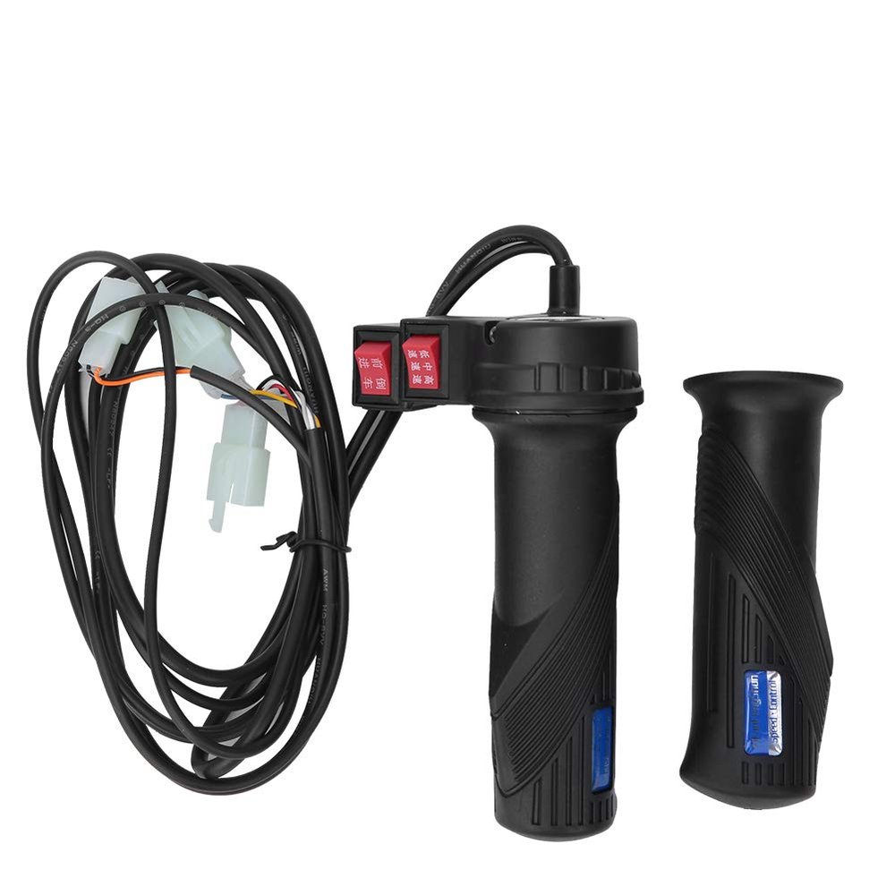 Electric Scooter Throttle, 3 Speed Gears Forward Reverse Universal Grip Adjustable Handle for Commuters Tourists City Parks