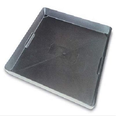 WirthCo 40092 Funnel King Drip Tray - Black 22" x 22"x 1.5" (6)