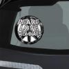 Makoroni - Peace Love WOMNATS Car Laptop Wall Sticker Decal - 5"x5", #x13 view 1